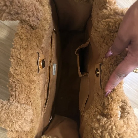 Wild Fable Sherpa Tote Bag – Cozy Brown - Picture 6 of 6